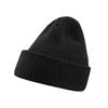 Gorro de lana de color sólido japonés para otoño e invierno, nuevo gorro de punto versátil, gorro grueso y cálido para mujer, gorro informal para exteriores para hombre.