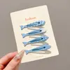 Pinza para el pelo de pez de dibujos animados para niñas, Pasador de alta gama, Pinza lateral colorida dulce y linda para bebés, Accesorio para el pelo
