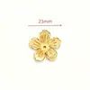 Accesorios con Cuentas Estilo Antiguo Rodajas de Flor de Melocotón de Cinco Pétalos Materiales para Manualidades Hechas a Mano Taza de Flor Taza de Cuenta Abanico Redondo Materiales Accesorios para Joyería