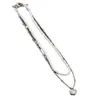 Collar con colgante de amor estéreo Dongdaemun de Corea del Sur, cadena de clavícula con corazón que combina con todo, colgante personalizado de moda que combina con todo.