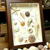 Marco de Exhibición Hueco 3D para Muestras DIY Marco de Fotos Hecho a Mano Soporte de Exhibición para Plantas, Conchas, Arcilla, Flores Secas Conservación y Exhibición