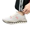 Zapatillas de running acolchadas de moda para hombre, nuevos zapatos de malla transpirable ligeros de suela blanda para todas las estaciones, zapatillas deportivas de moda para exteriores para adolescentes