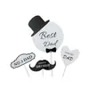 Dios Masculino Papá Feliz Cumpleaños Decoración de Pastel Tarjeta Accesorios Bandera Enchufe Joyería Diseño de Escena