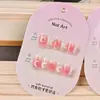 Arte de Unhas Pontas de Unha Usáveis Celebridade da Internet Múltiplos Estilos Cartão de Papel com Strass Embalagem Independente Com Ferramentas Gratuitas para Nail Art Pontas de Unha Usáveis