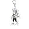 ¡Haikyuu!! llavero anime Kageyama Tobio Hinata Shoyo Kagefuri Kenma Nishinoya Yuuya colgante acrílico
