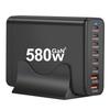 Nuevo Cargador de Escritorio de 580W 580W Nitruro de Galio Cabezal de Carga Multifuncional Adaptador de 8 Puertos PD3.1 Nitruro de Galio