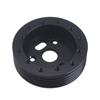 Kit de cubo de volante GM almohadilla de altura adaptador de 6 agujeros altura fija de 3 agujeros aleación de aluminio negro