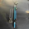 Atacado de fábrica suporte de bateria de aço inoxidável cor ousada nova suporte de vara de pesca de aço dourado plug de local de pesca de mesa