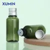 Botella de plástico PETG transparente de 250 ml con tóner, protección ambiental, botella de agua cosmética.
