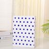 Bolsa de papel Kraft con estampado bronceado de puntos de Onda Blanca transfronteriza, embalaje de regalo, bolsa de compras, bolso tote, bolsa de regalo de Año Nuevo al por mayor