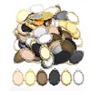 Acessórios para Joias DIY 30*20mm Diâmetro Interno Pedra do Tempo Oval Base de Liga Pingente Decorativo C69