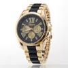 Ginebra Reloj de Cuarzo Ginebra Moda Reloj de Pulsera de Acero de Tres Ojos Venta al por Mayor Impermeable Esfera Grande