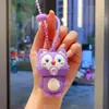 Lindo llavero Sanrio que escupe burbujas, caricatura Kuromi, Gato Kt, muñeco, llavero, colgante para bolsa, pequeño regalo