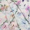 Tela bordada con encaje floral y estampado de algodón para Hanfu de mujer y niña