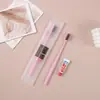 Cepillos de Dientes Desechables para Casas de Huéspedes y Baños Públicos, Set Sin Gel, Cepillos de Dientes de Cerdas Suaves, Cepillos de Dientes Específicos para Hoteles, Uso Doméstico para Invitados