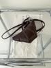 Bolso bandolera de cuerno con diseño vintage para mujer, bolso de mano de alta gama personalizado y combinable, novedad de verano de 2024