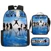 Fuente de Amazon Transfronteriza mochila de una pieza One Piece Mochila Escolar Estudiante Mochila de Luffy Bolso de Hombro Estuche para Lápices