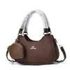 Bolso de Hombro Clásico Retro de Moda con Bloques de Color y Textura, Bolso Pequeño de Gama Alta con Decoración Exquisita, Bolso Diario para Mujer para el Trabajo