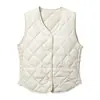 Novos coletes de algodão outono e inverno para mulheres de meia-idade e idosas, coletes de mãe, coletes de outono e inverno de avó, coletes quentes femininos de outer wear