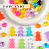 Accesorios para joyería DIY lindos abalorios de oso de gelatina aretes de corazón cadena para teléfono colgante de bolso accesorios de abalorios sueltos