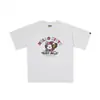 Camiseta de Manga Corta Holgada con Estampado de Letras Milo Estilo Nuevo Pe X Hellokitty25 para Hombre y Mujer 260g