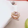 Retenção de Cor Forte Inlaid com Zircônio T Full Diamond 15mm Floco de Neve Voador Contas Espaçadoras Porosas Contas de Barril Pulseira de Cristal Colar DIY Brinquedos de Contas Atacado