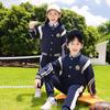 Uniformes para Ensino Fundamental e Médio, Uniformes de Outono, Uniformes de Baseball para o Início do Ano Letivo, Conjuntos Infantis de Quatro Peças, Uniformes de Primavera e Outono para Educação Infantil, Uniformes de Turma