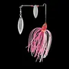 Cucharilla giratoria multi-color con faldilla de pelo de 14g, cucharilla giratoria anti-enganches, señuelo artificial, señuelo para pesca de lobina, venta al por mayor del fabricante