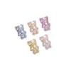 Concha de color estrella oso tridimensional parche medio ABS perla de imitación cuenta suelta parche de aleación accesorios colgantes DIY