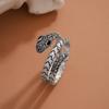 Anillo de Serpiente de Diamante de Metal Transfronterizo para Mujer Ins Europa y América Anillo de Dedo de Serpiente Enroscada Exagerado