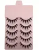 Pestañas Postizas de Tallo Duro Pueden Crear Doble Párpado para Mujeres, Estilo Natural, Pestañas Realistas, Tira Completa Pestañas Postizas Pequeño Demonio, Una Pieza