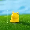 Micro paisajismo creativo figura de rana mate accesorios de decoración de jardinería con musgo adornos en miniatura de escritorio