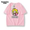 Nueva Camiseta de Manga Corta Periférica de Super Mary Mario Louis Brothers para Hombre y Mujer, Ropa Infantil para Estudiantes de Media Manga