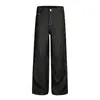 Calça de terno listrada com fivela Paris, confortável, masculina, verão, nova, leve, para trabalho e deslocamento, com bom caimento, solta, casual, calça longa, feminina, moderna