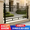 Barandilla de acero galvanizado para patio de villa, valla de hierro forjado con patrón de diamante, barandilla exterior anticorrosión, barandilla de acero galvanizado hecha a medida según los planos proporcionados