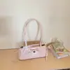 Bolsa de Ombro Tendência de Nicho para Mulheres 2026 Nova Moda de Verão Bolsa de Ombro com Bolinhas Vermelhas Bolsa Versátil para o Dia a Dia