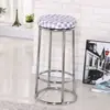 Mostrador de Cafetería Taburete Alto Acero Inoxidable Taburete Redondo Taburete de Barra Cajero de Arcade Estable Duradero Taburete Alto Informal
