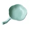 Prato de molho de cerâmica cor macaron estilo japonês multiuso porta-hashi de dupla finalidade pratinho prato de vinagre prato para dip prato de óleo
