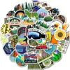 50 Pegatinas de Verano Salvaje para Viajes al Aire Libre Maleta Estuche con Ruedas Coche Patineta Pegatinas de Aventura Fresca Impermeables