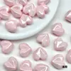Dingyi Diamante Flash Corazón Luna Fría Acrílico Galvanizado Color Sólido Cuentas con Agujero Cuentas Sueltas Joyería Cadena de Teléfono Móvil Material para Bricolaje