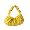Comercio Exterior Transfronterizo Estilo Coreano Bolso de Mujer Color Sólido Bolso Plegado Nube Bolso de Hombro para Mujer Bolso de Hombro Dulce Bolso Nube