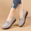 Zapatos de Mujer Versátiles de Verano Transpirables para Pies Anchos de Talla Grande Mocasines Antideslizantes Zapatos Beanie Slip-On Slip-Ons Zapatos de Mamá