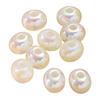 Cuentas de Acrílico Color AB Imitación Arce Natural Agujero Recto Perlas de Imitación Joyería Pendientes Coreanos Accesorios para Ropa Venta al por Mayor