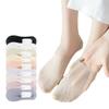 Calcetines de tobillo para mujer ins de moda combinables para primavera y verano delgados de boca baja invisibles nuevos talón antideslizante transpirables Desodorantes Calcetines con planta de algodón