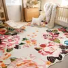 Tapete Boêmio Vintage Transfronteiriço Imitação de Caxemira Tapete Lavado Quarto Isolamento Térmico Decorativo Tapete de Cabeceira Dropshipping