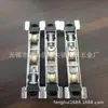 Venta al por mayor de fábrica polea para puerta y ventana de acero plástico marco de acero inoxidable polea doble larga ajustable rueda plana rueda de ranura en U cóncava UPVC
