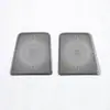 Adecuado para Great Wall 25 Alpine 8 Cubierta de Altavoz de Ventanilla de Tercera Fila Accesorios Decorativos de Acero Inoxidable Pegatinas Suministros para Automóvil