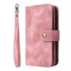 Adequado para Capa de Couro para Celular iPhone15Pro Apple 13 Flip Carteira com Porta-Cartões Múltiplos Zíper Cordão de Cruzamento