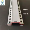 Tira de cierre de PVC de varias formas tira en forma de U blanca ranura para techo interior ranura de línea divisoria tira de tarjeta decorativa
