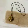 Nuevo Collar con Colgante de Borla Geométrica China Estilo Étnico Diseño de Nicho Cadena Larga para Suéter Adorno de Collar de Moda Versátil para Mujeres
